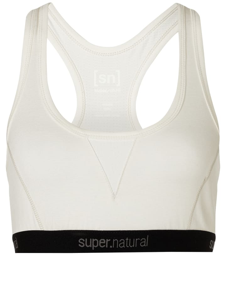 

Бюстгальтер из мериноса W TUNDRA220 SEMPLICE BRA белого цвета super.natural