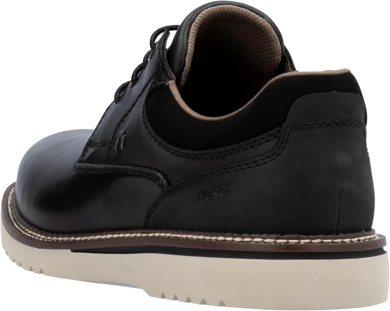 Туфли Rieker Herren 04501 Schnürschuhe, Black 00 — фото 4