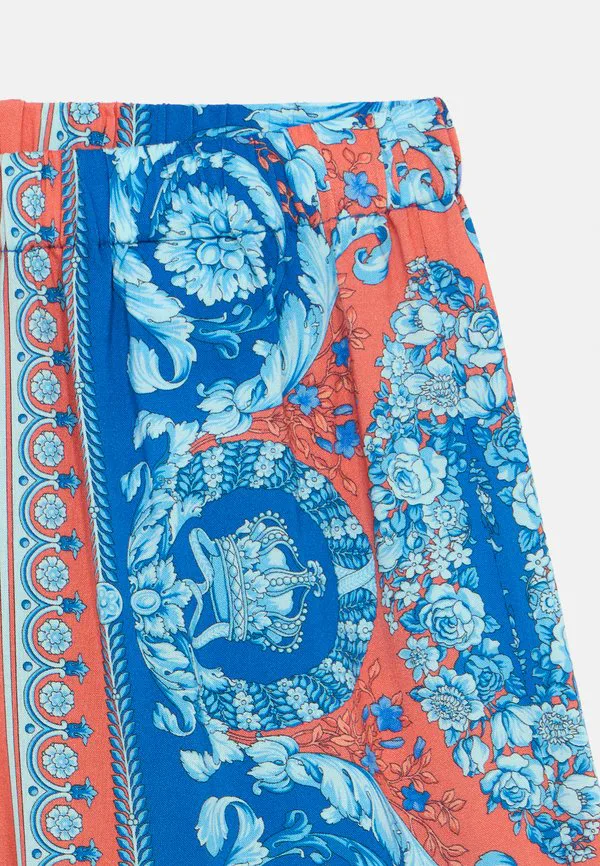 Шорты унисекс giavanese с принтом в стиле барокко Versace, Blue/Apricot Milk — фото 3