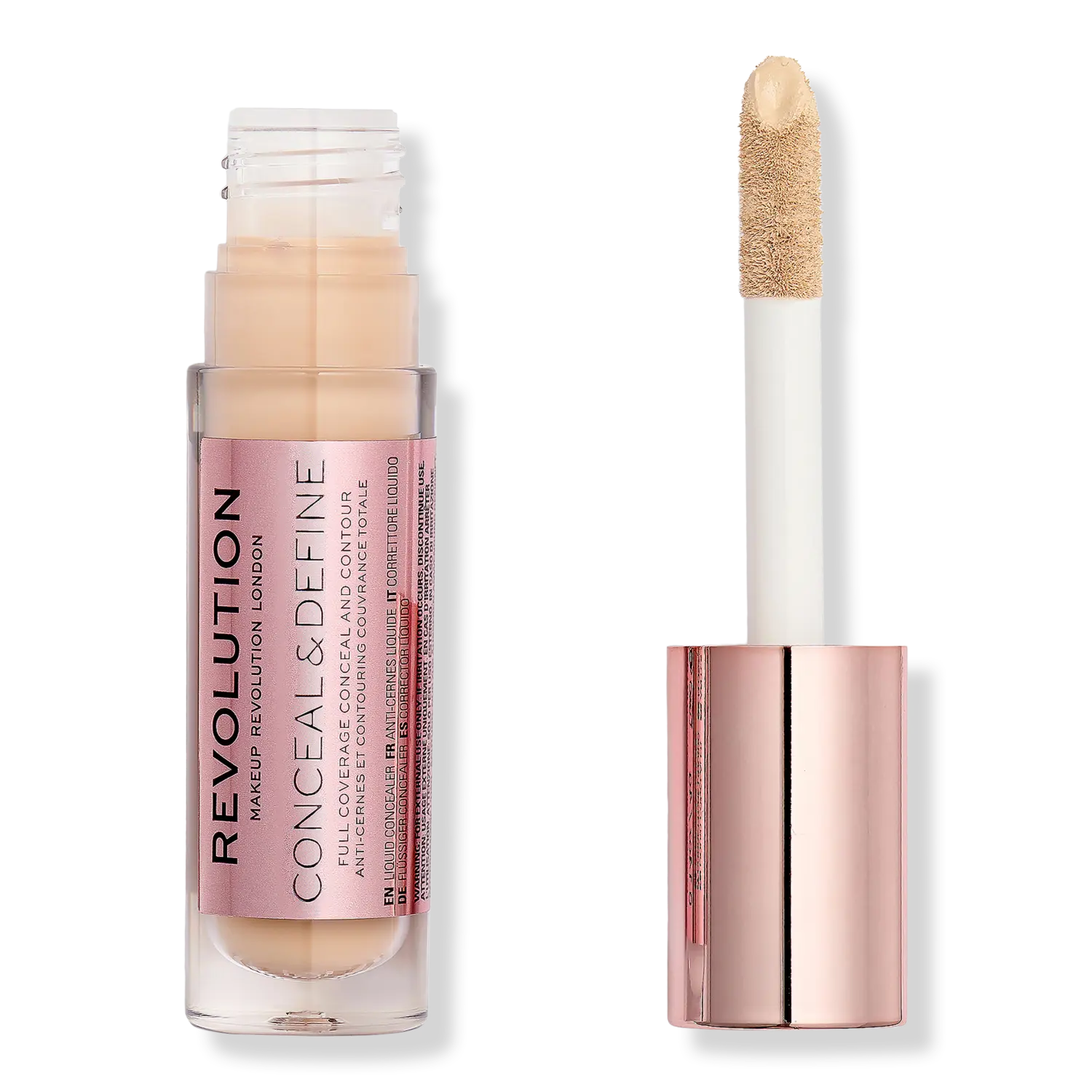 

Консилер Conceal & Define с полным покрытием Revolution Beauty, C4.5 (for light skin tones w/ a neutral undertone)