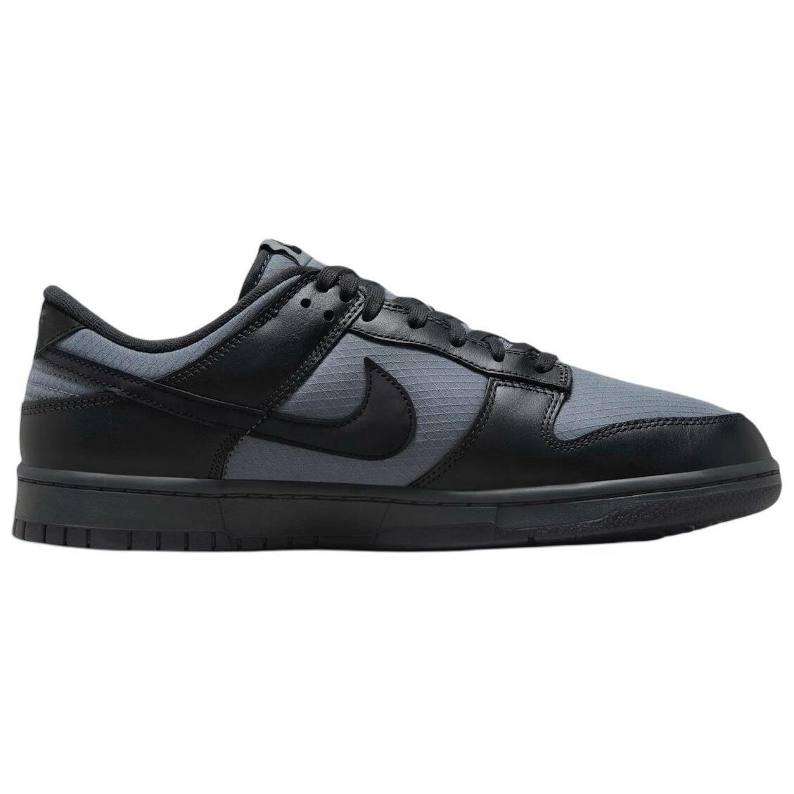 Кроссовки для скейтбординга Dunk мужские с низким верхом серо-черный Nike — фото 2
