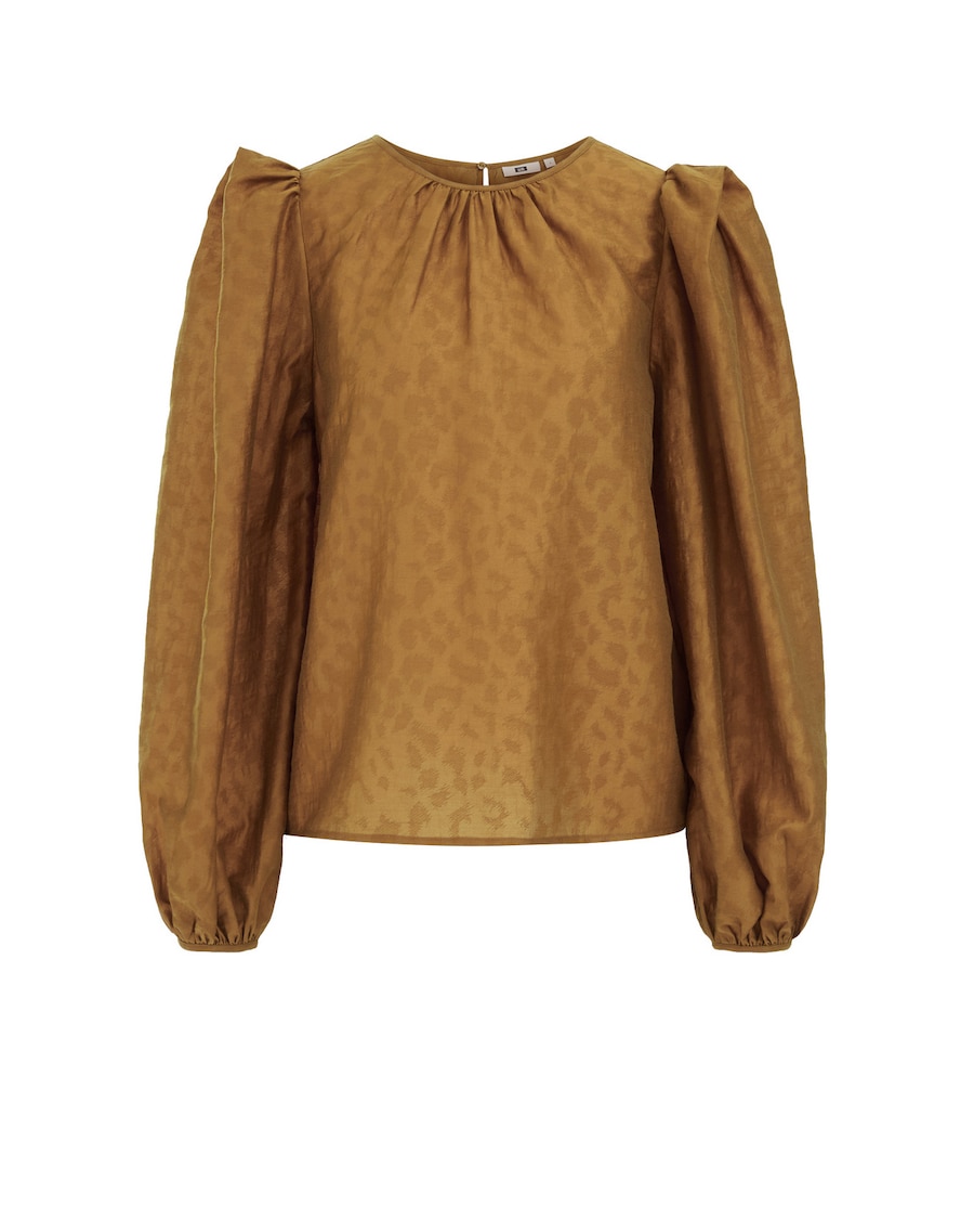 

Блуза WE Fashion, горчичный/темно-желтый