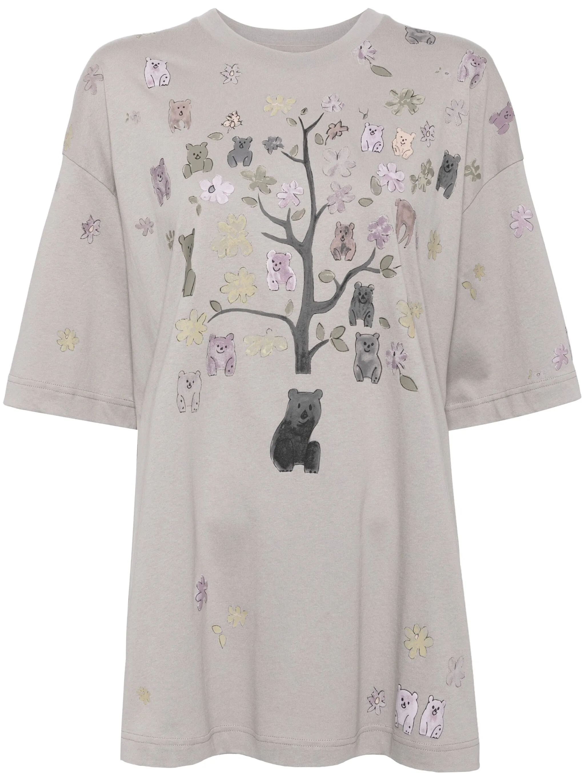 

Футболка с принтом Jnby, серый