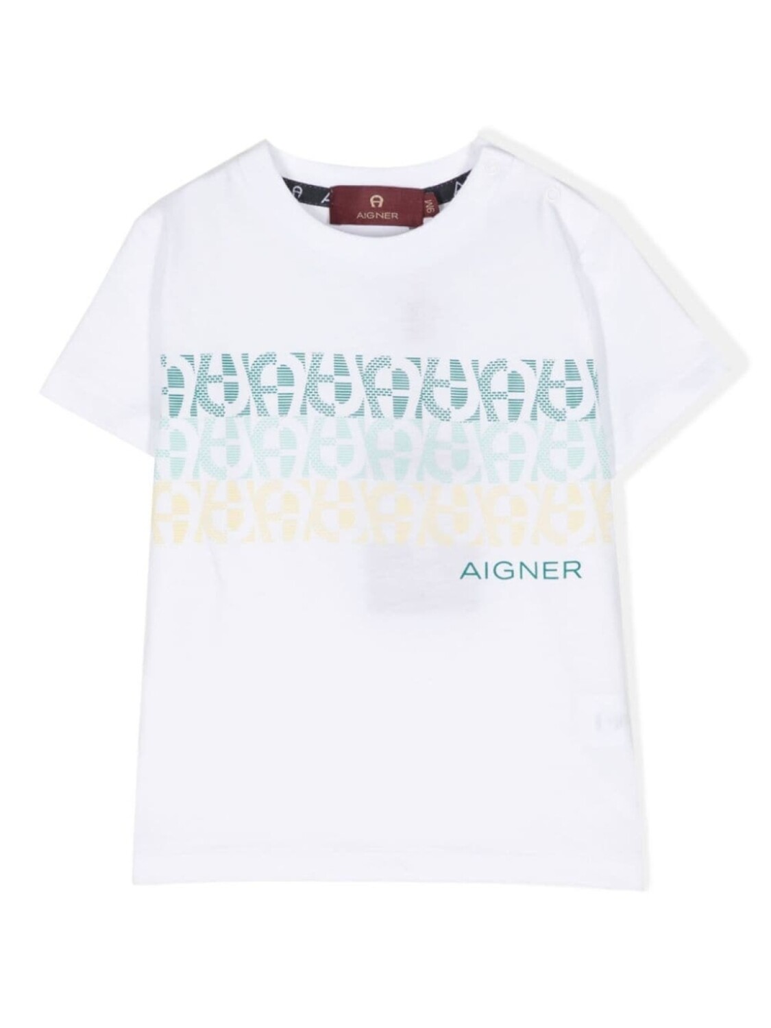 

Aigner Kids футболка из джерси с логотипом, белый