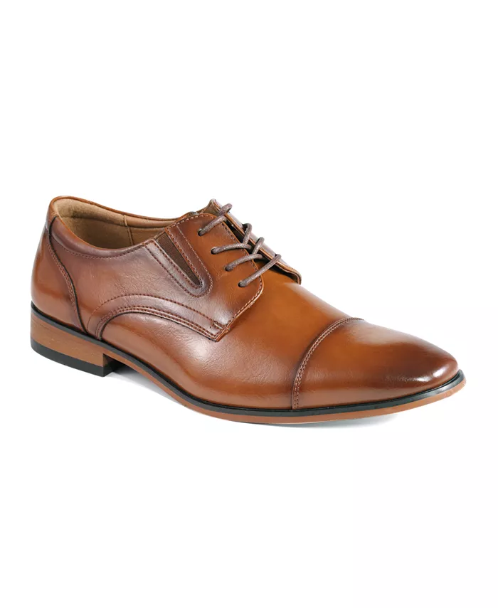 

Мужские классические оксфорды Sulai Cap Toe со шнуровкой GUESS, коричневый