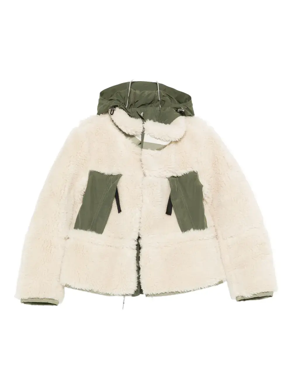 

Куртка с капюшоном и панелями SACAI, нейтральный