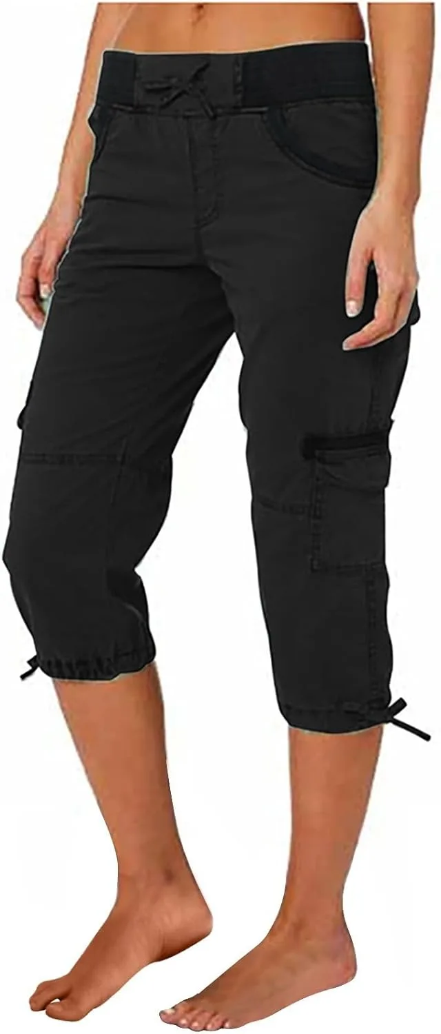 

Женские укороченные спортивные штаны с резинкой LCMTWX