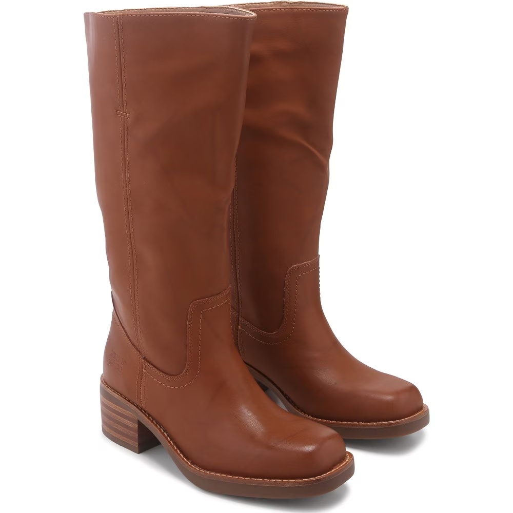 Сапоги Miranda 14 с широким голенищем и высотой до колена Frye And Co., цвет saddle