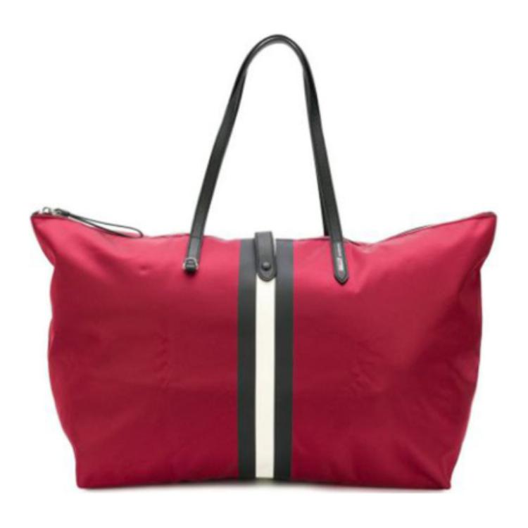 

BALLY Нейлоновая с кожаной отделкой одноплечевая сумка через плечо, Red