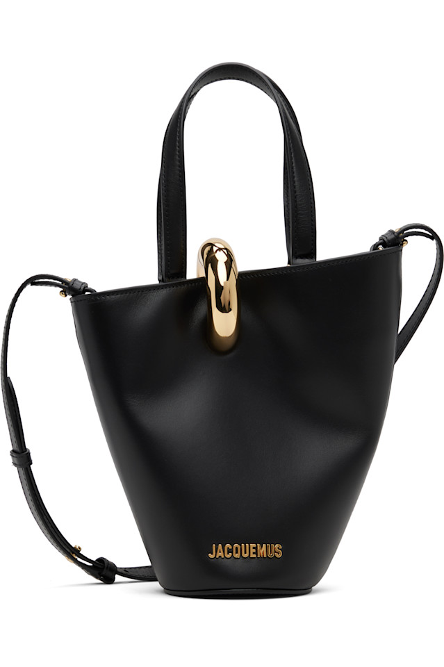 

Сумка-Тоут La casa "маленькая бамбука" Jacquemus, черный