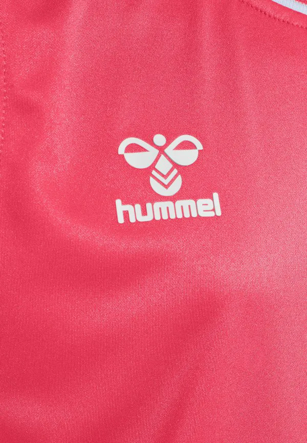 Игривая спортивная футболка с коротким рукавом Hummel, Pink Glo — фото 4