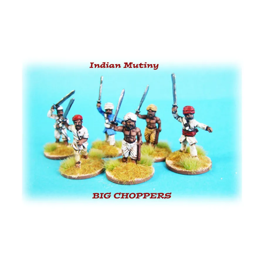 

Большие Чопперы, Indian Mutiny 1857-1859 - Sepoys (28mm)