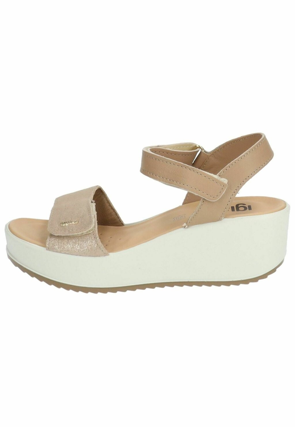 

Босоножки на платформе IGI&CO, цвет beige corda