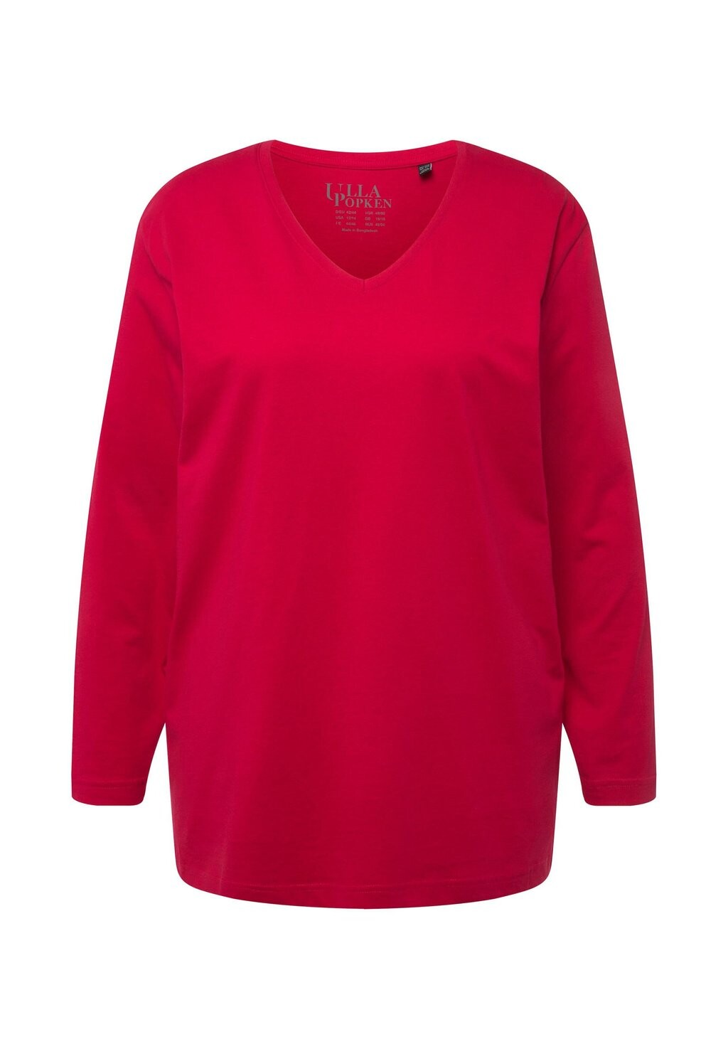 

Топ с длинными рукавами GROSSE GRÖSSEN BASIC Ulla Popken, красный