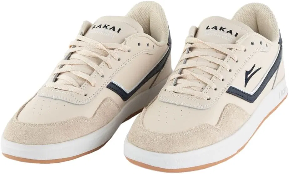 Мужские скейтбордистские кроссовки Lakai Terrace Skate Shoes - модель Pro от Griffin Gass, Cream Navy Suede