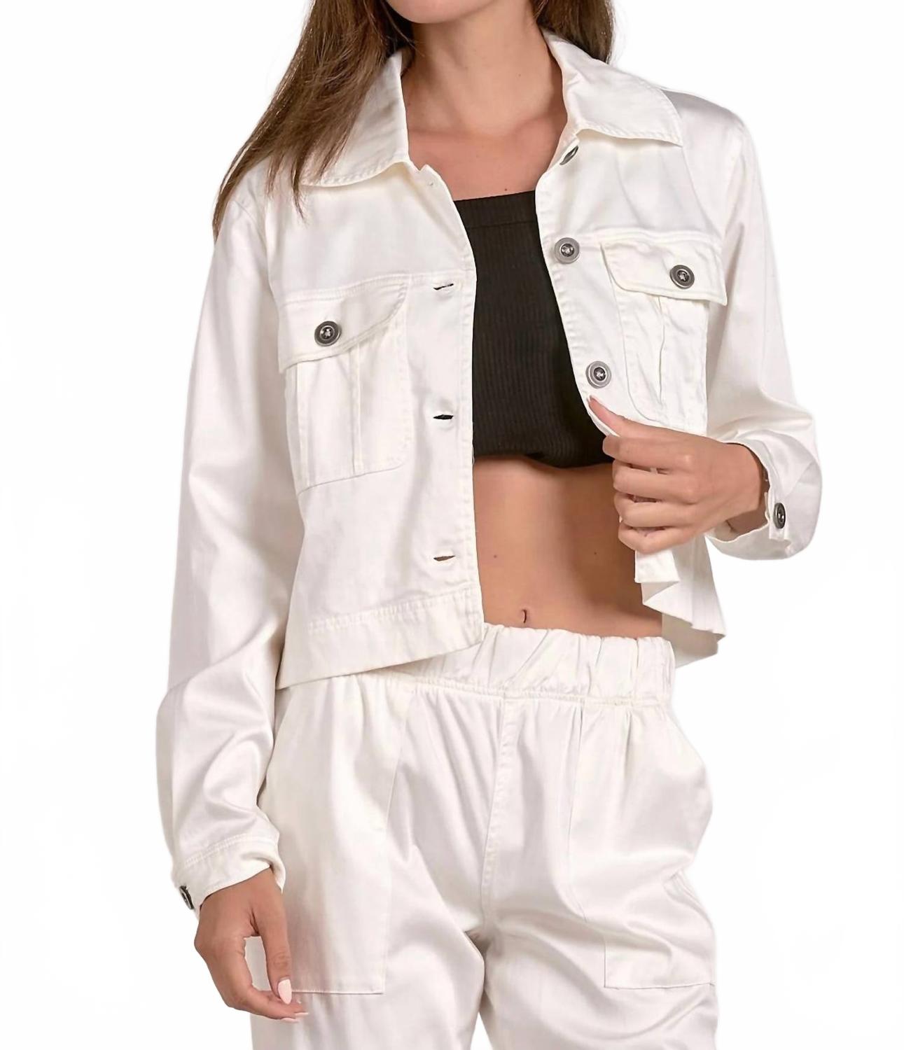 

Куртка Ira белого цвета ELAN