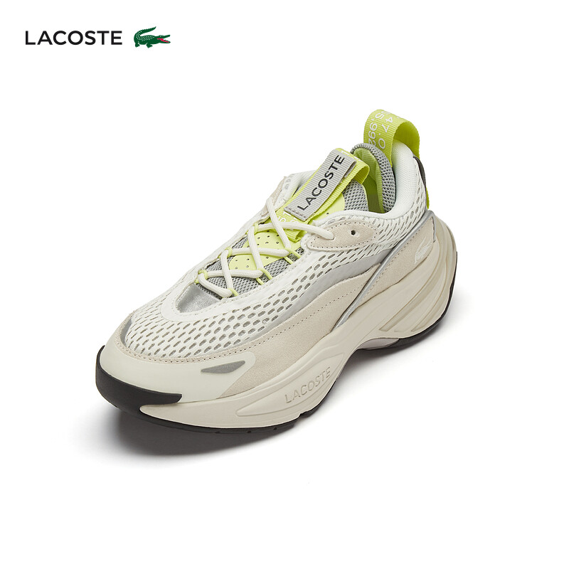 

Кроссовки Lacoste на толстой подошве, беловатый/светло-серый