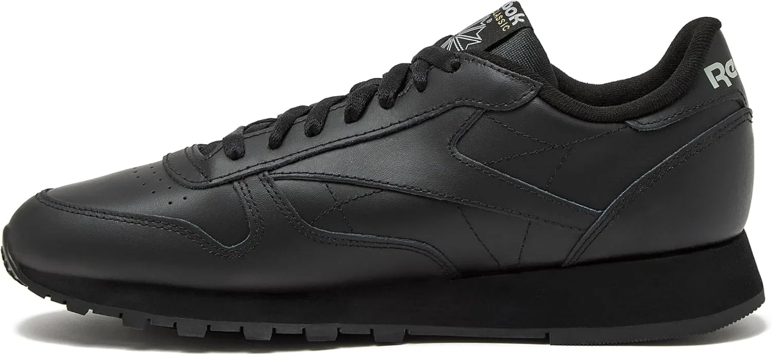 Кроссовки Reebok Unisex Klassiek Leer, Core Black Core Black Pure Grey5 — фото 4