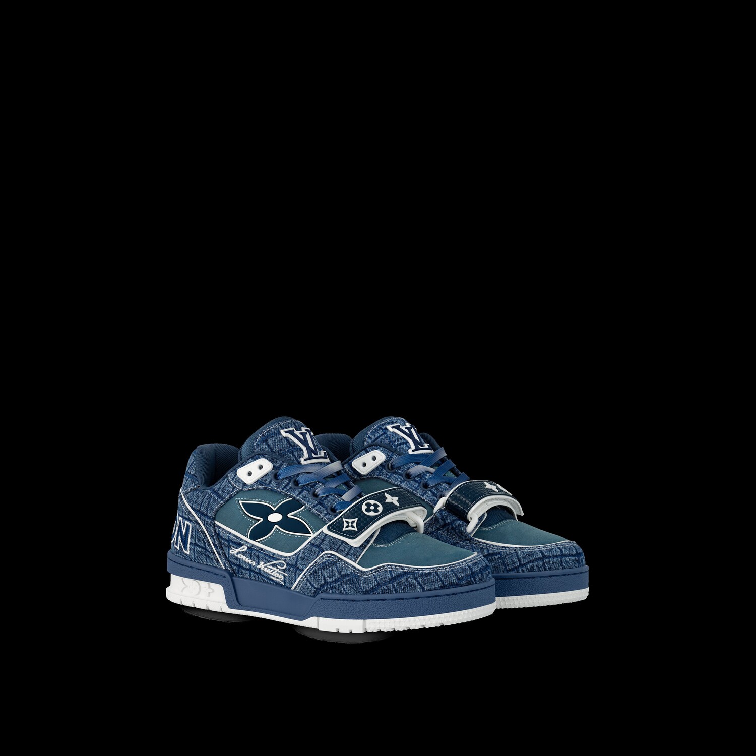 

Кроссовки LV Trainer Louis Vuitton, синий