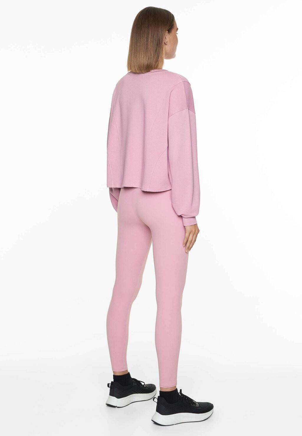 

Толстовка CROP OYSHO, светло-розовый