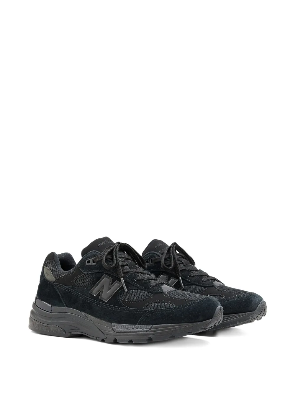Кроссовки 992 Made in USA - Triple Black NEW BALANCE, черный — фото 2