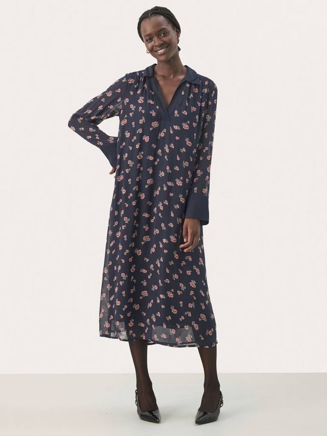 

Платье миди с цветочным узором priscila Part Two, цвет Dark Navy/Multi