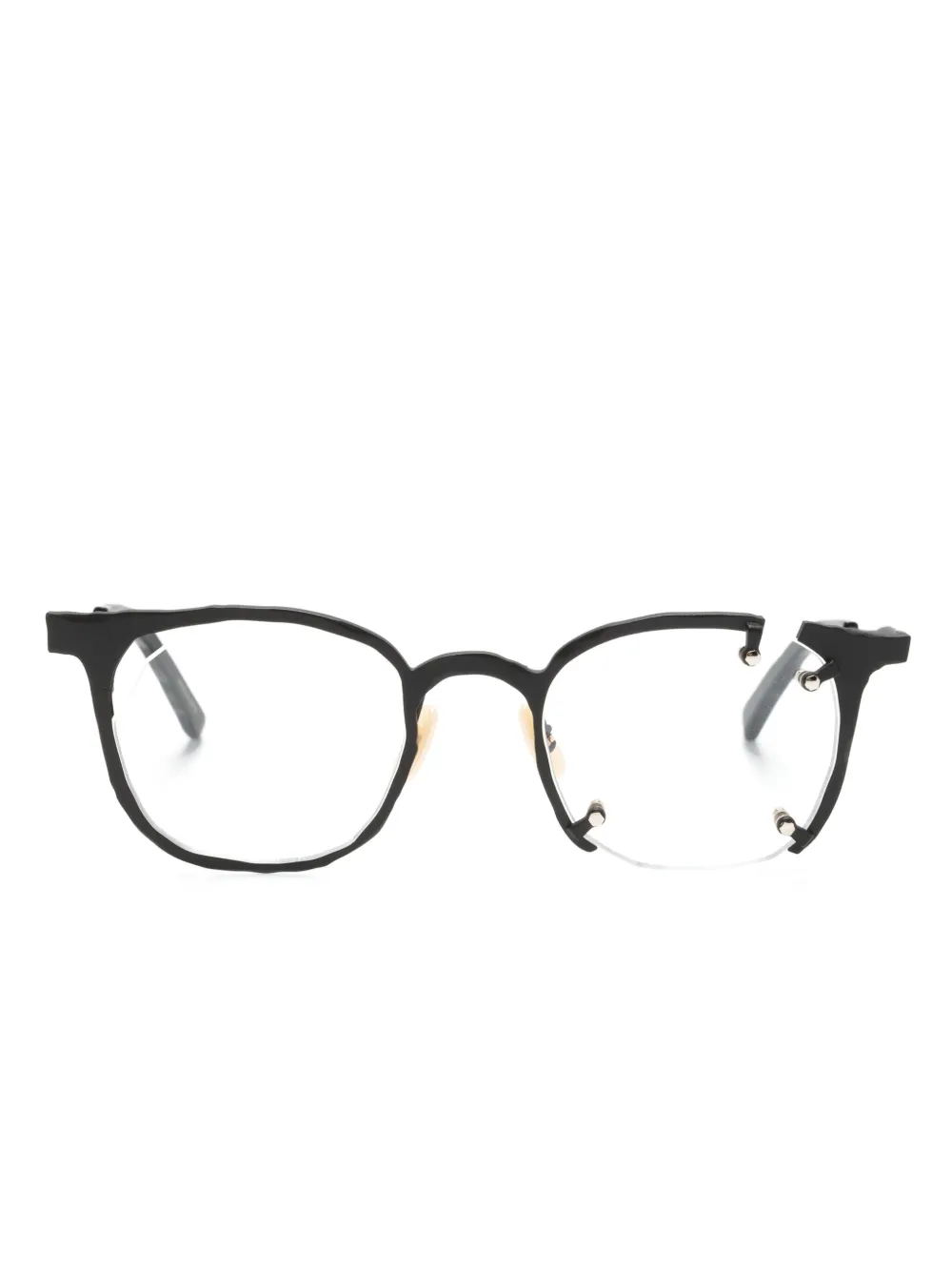 

Очки в круглой оправе Masahiromaruyama, черный