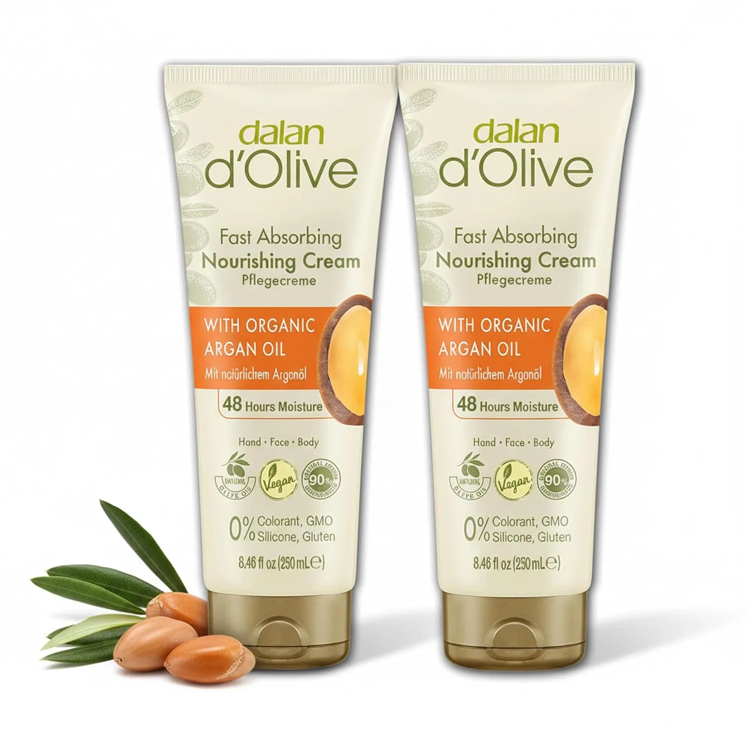 Набор кремов Dalan d'Olive с аргановым маслом, 2 шт. Dalan
