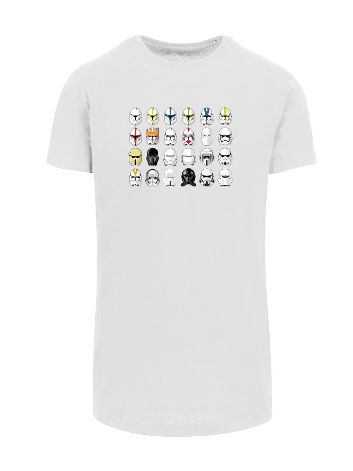 

Футболка F4NT4STIC Star Wars Stormtrooper Piloten Helme, белый