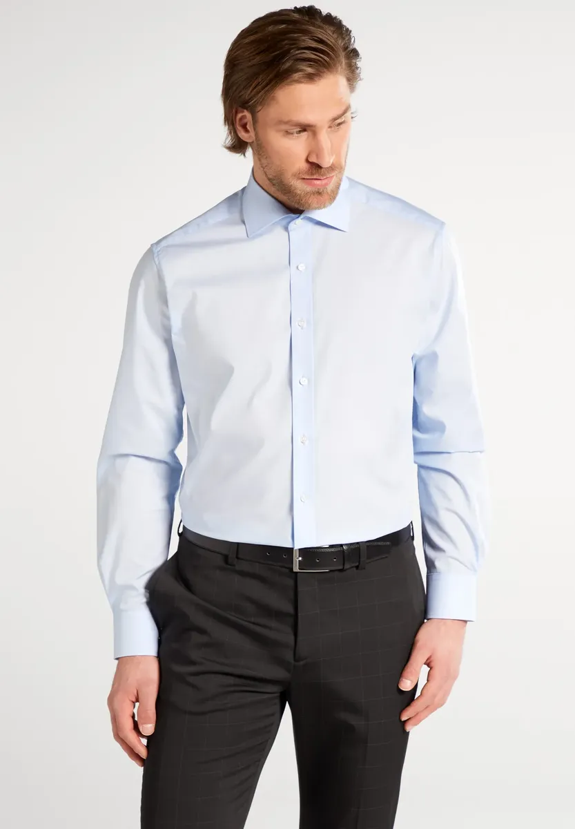 

Рубашка Eterna с длинными рукавами "MODERN FIT", голубой