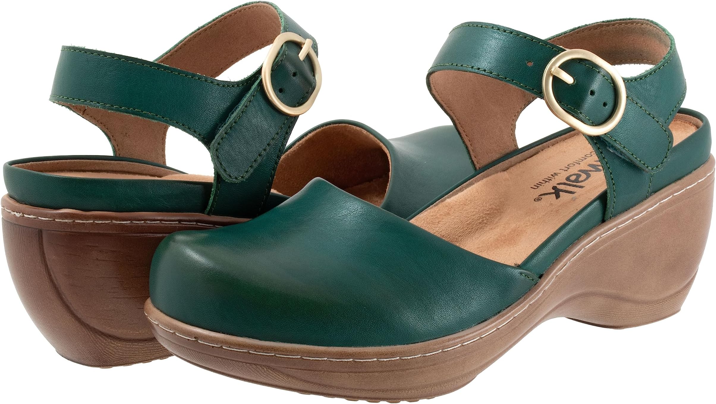 

Сабо Mabelle SoftWalk, цвет Dark Green