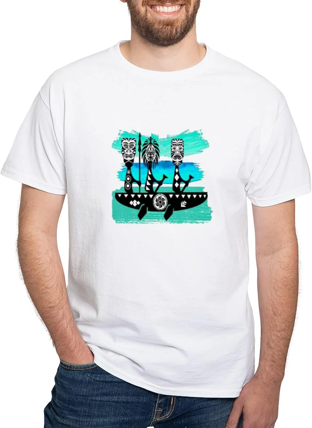 

Футболка The Journeys ON, мужская, 100% хлопок, классический принт, белая CafePress