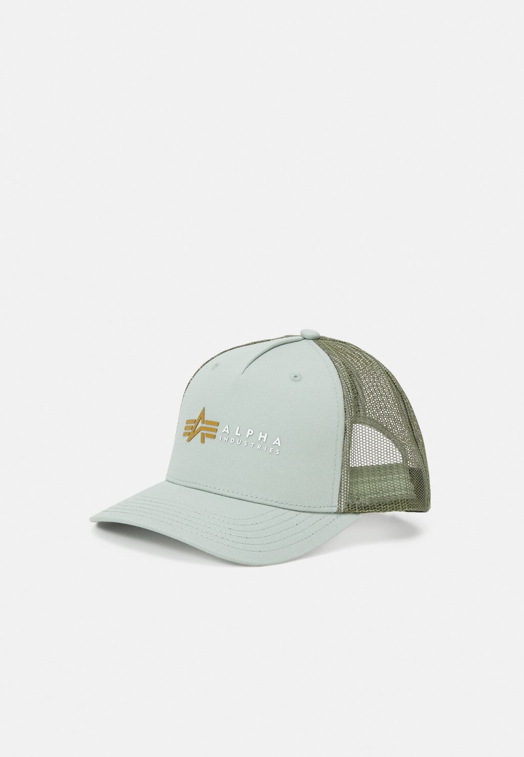 

Кепка LABEL TRUCKER UNISEX Alpha Industries, пыльно-зеленый