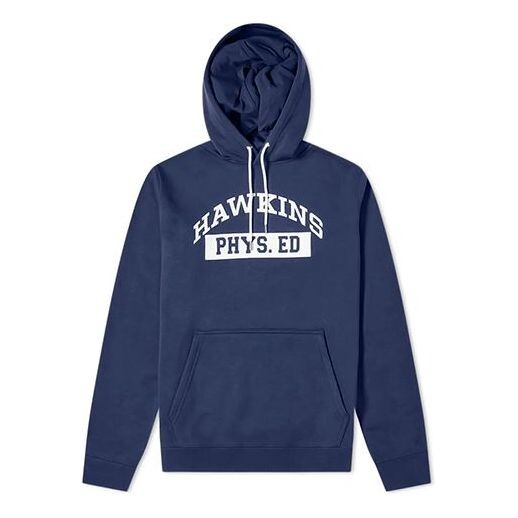 

Толстовка x stranger things hoody crossover us edition navy blue Nike, синий
