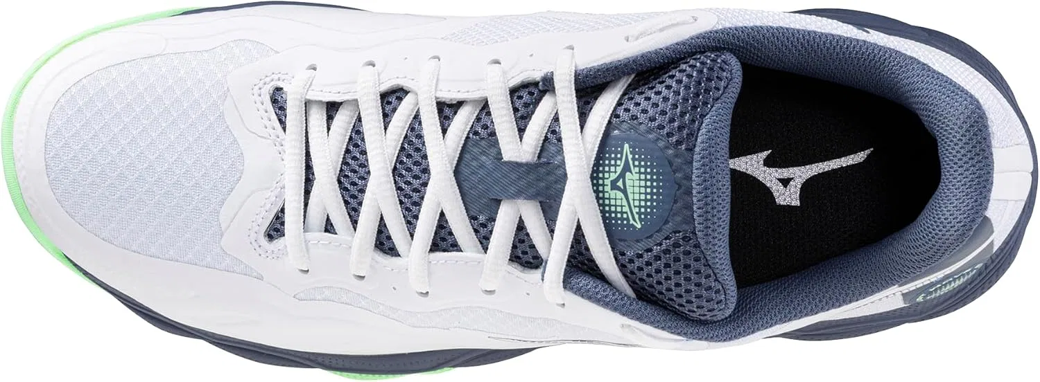 Кроссовки для тенниса Mizuno Wave Enforce Court AC, White-vintage Indigo — фото 4