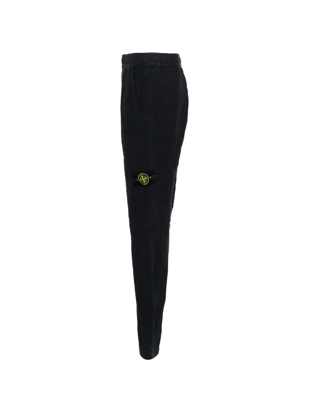 Повседневные брюки с отделкой из вставок Stone Island Junior, черный — фото 3