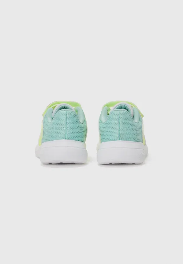 Кроссовки для бега по шоссе Adidas Performance Tensaur Run 3.0, белый/прозрачный розовый/желтый — фото 3