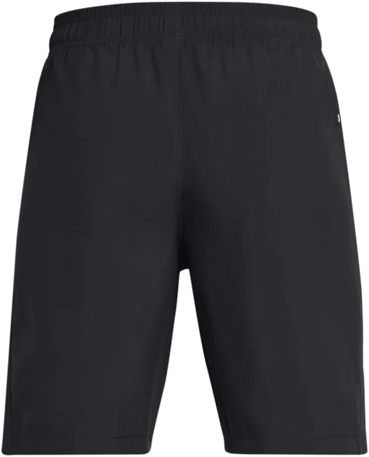 Детские шорты Under Armour Project Rock Woven Shorts, (016) Anthracite//Black — фото 2