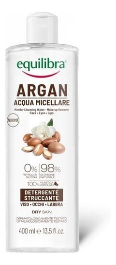 

Мицеллярная вода с арганой, 400 мл Equilibra, Argan Micellar Cleansing Water