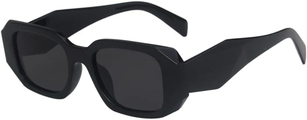 

Модные солнцезащитные очки, классические ретро-очки для женщин, винтажные, для путешествий, маленькие, неправильной формы, женские очки, мужские очки UV400 VVTWSSW, Black Gray