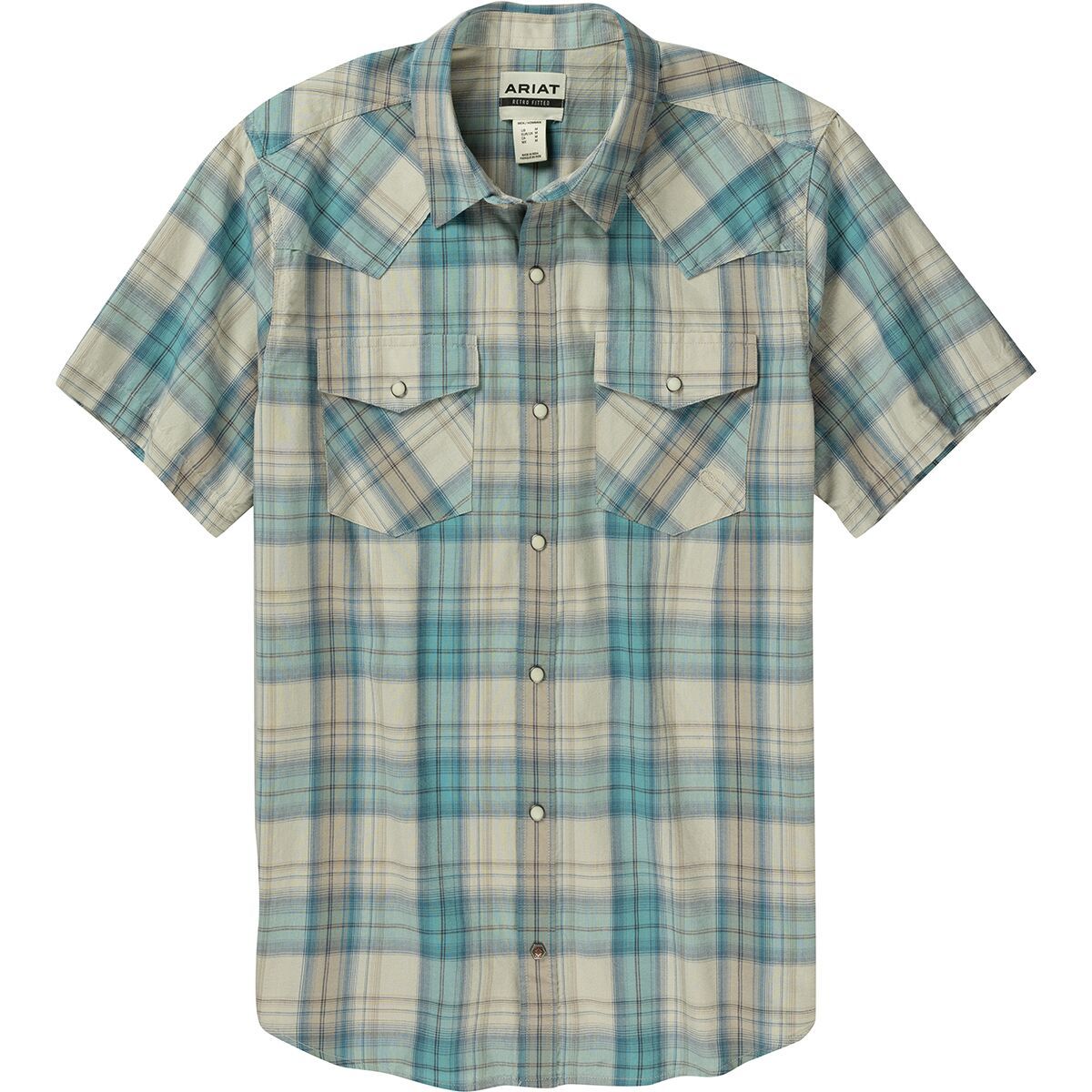 

Ретро рубашка Howland Ariat, цвет turquoise