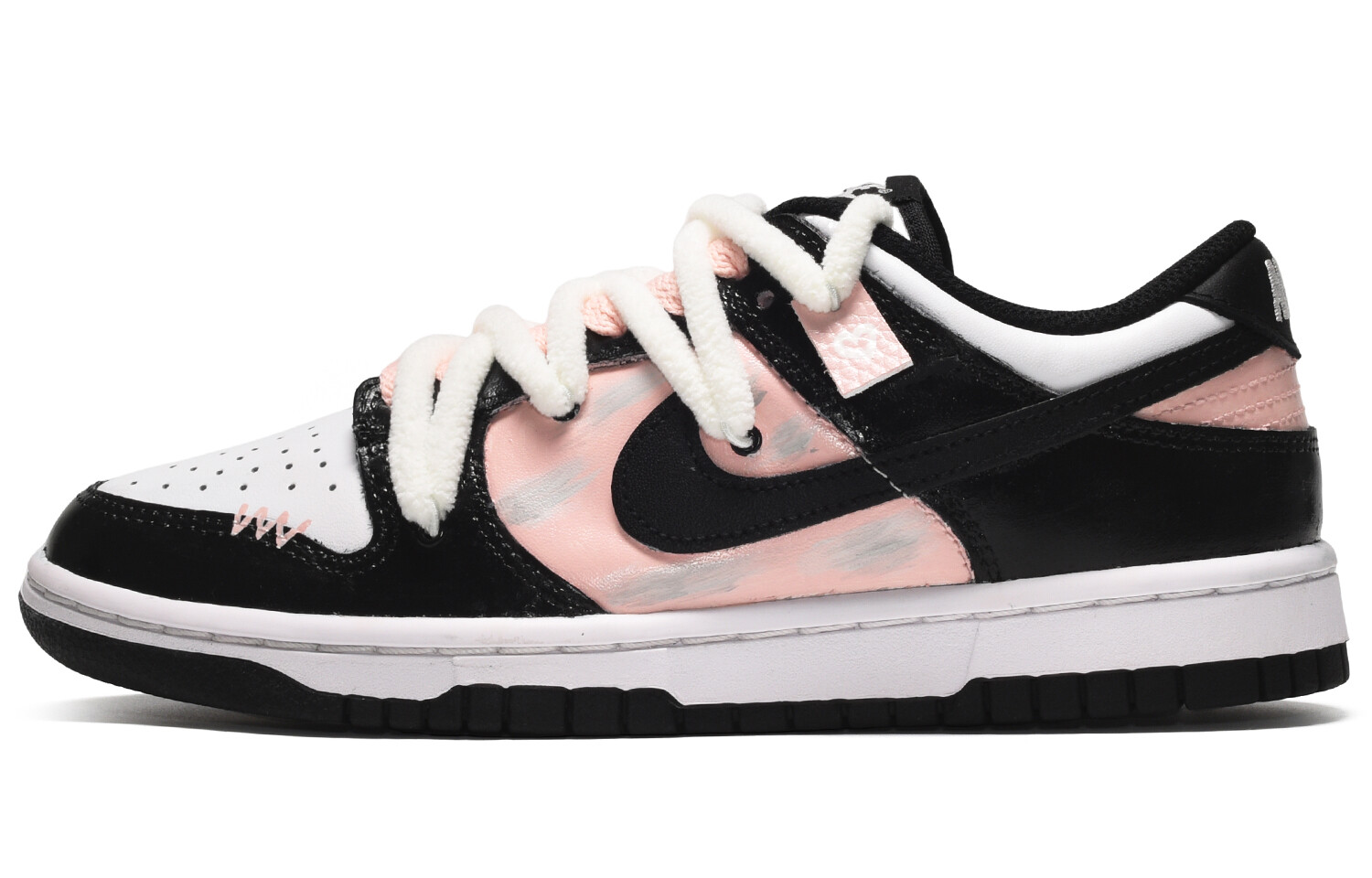 

Кроссовки для скейтбординга Dunk женские с низким верхом, черные/розовые Nike, Черный, Кроссовки для скейтбординга Dunk женские с низким верхом, черные/розовые Nike