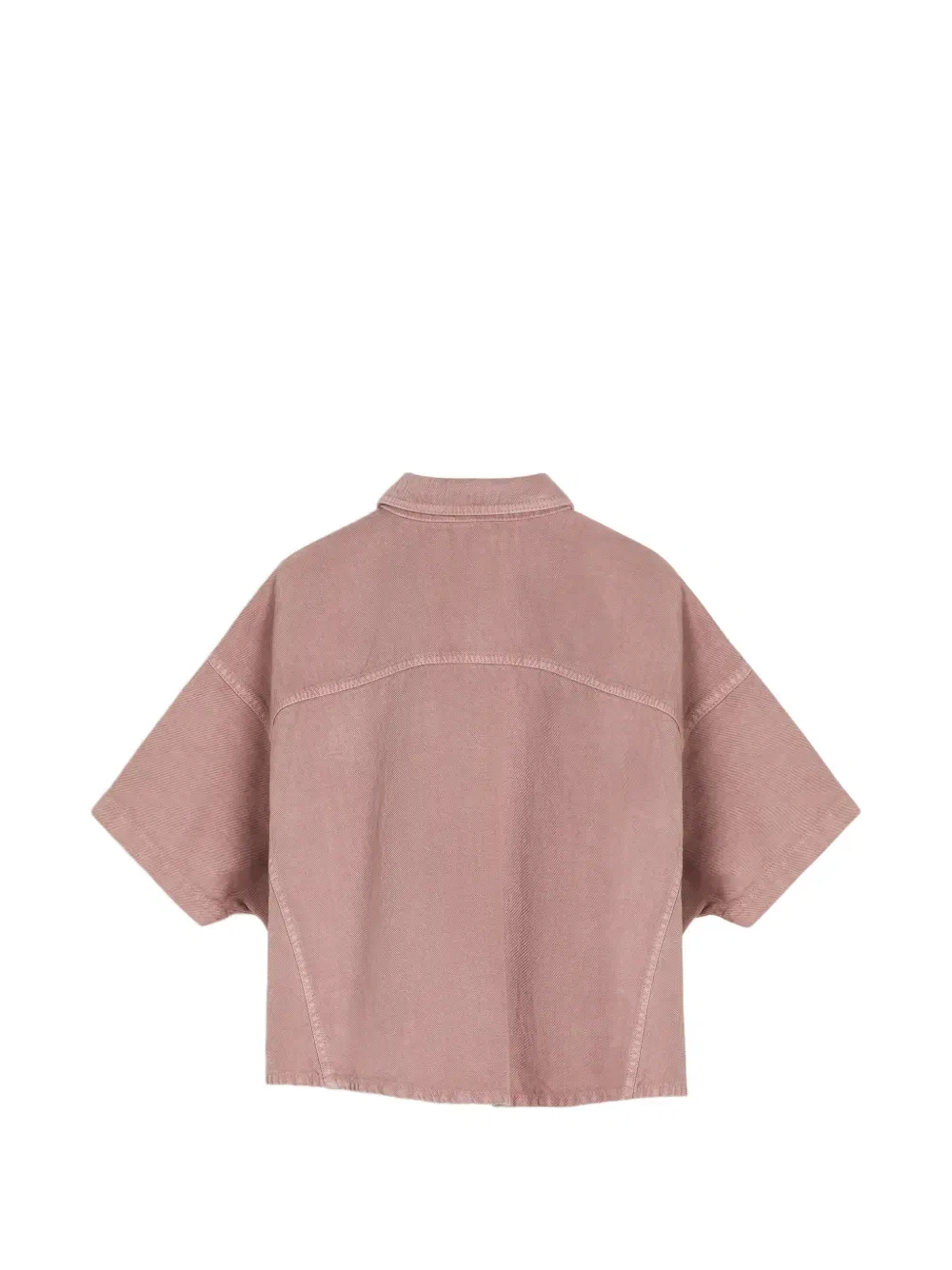 Куртка с карманом, окрашенная в готовом виде Brunello Cucinelli Kids, розовый — фото 2