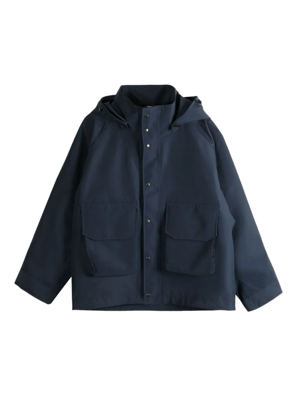 

Парка с клапанами и карманами из материала X Gore-Tex Nanamica, синий