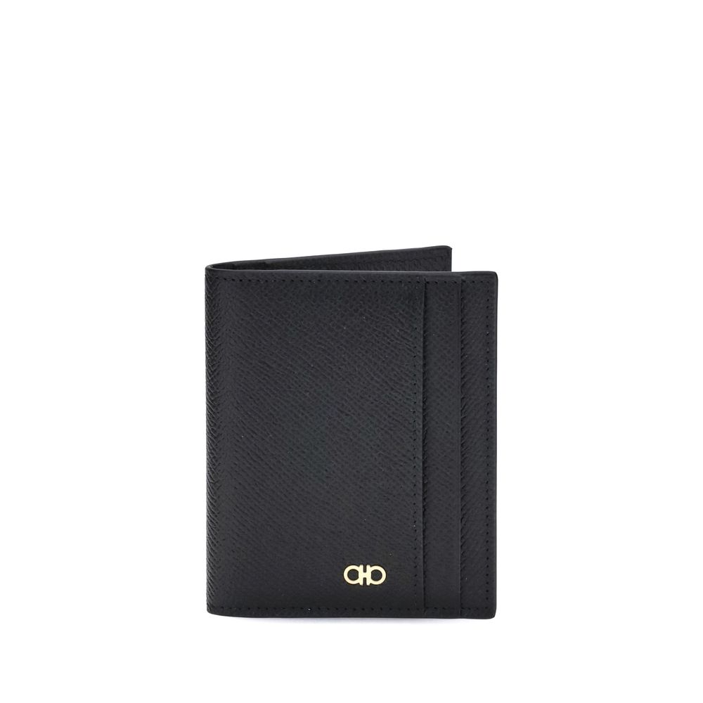 

Кожаный держатель для карт Ferragamo, Black
