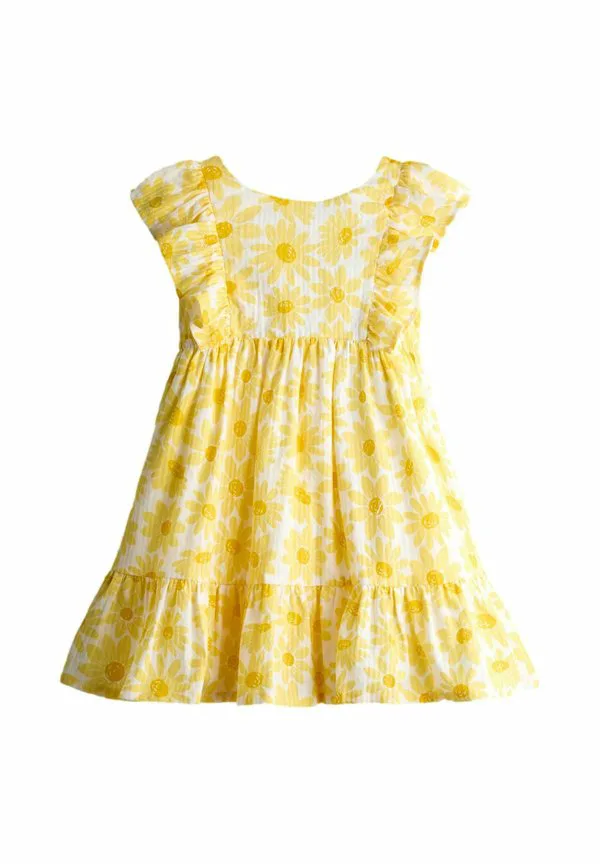 Повседневное платье стандартного кроя Jojo Maman Bébé, Yellow Daisy