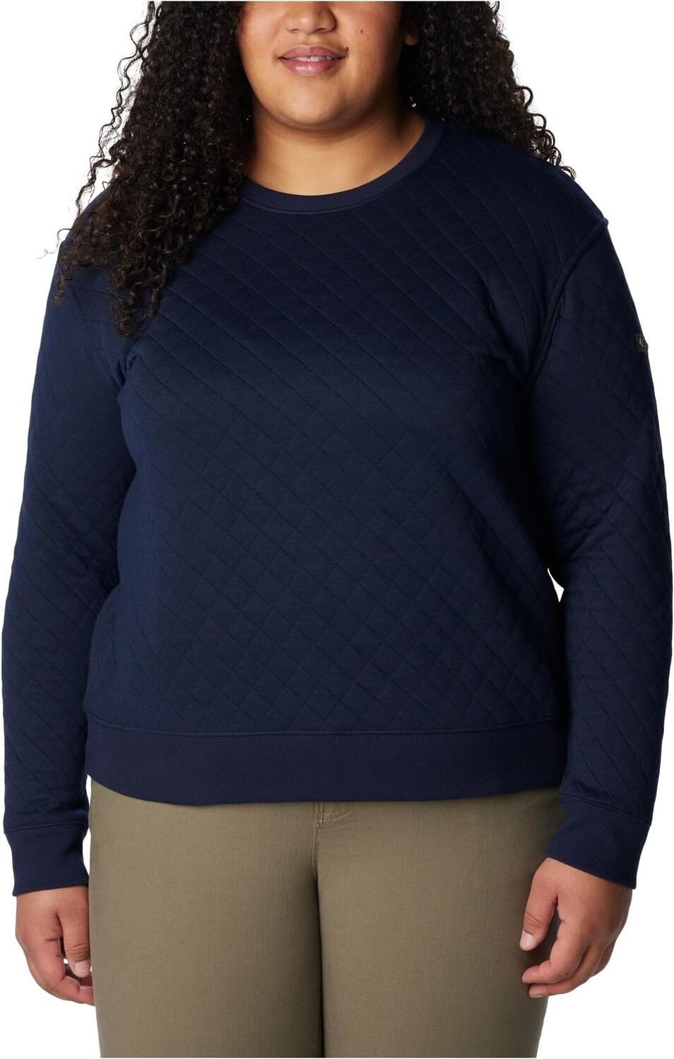 

Толстовка Plus Size Columbia Lodge Quilted Crew Columbia, цвет Dark Nocturnal