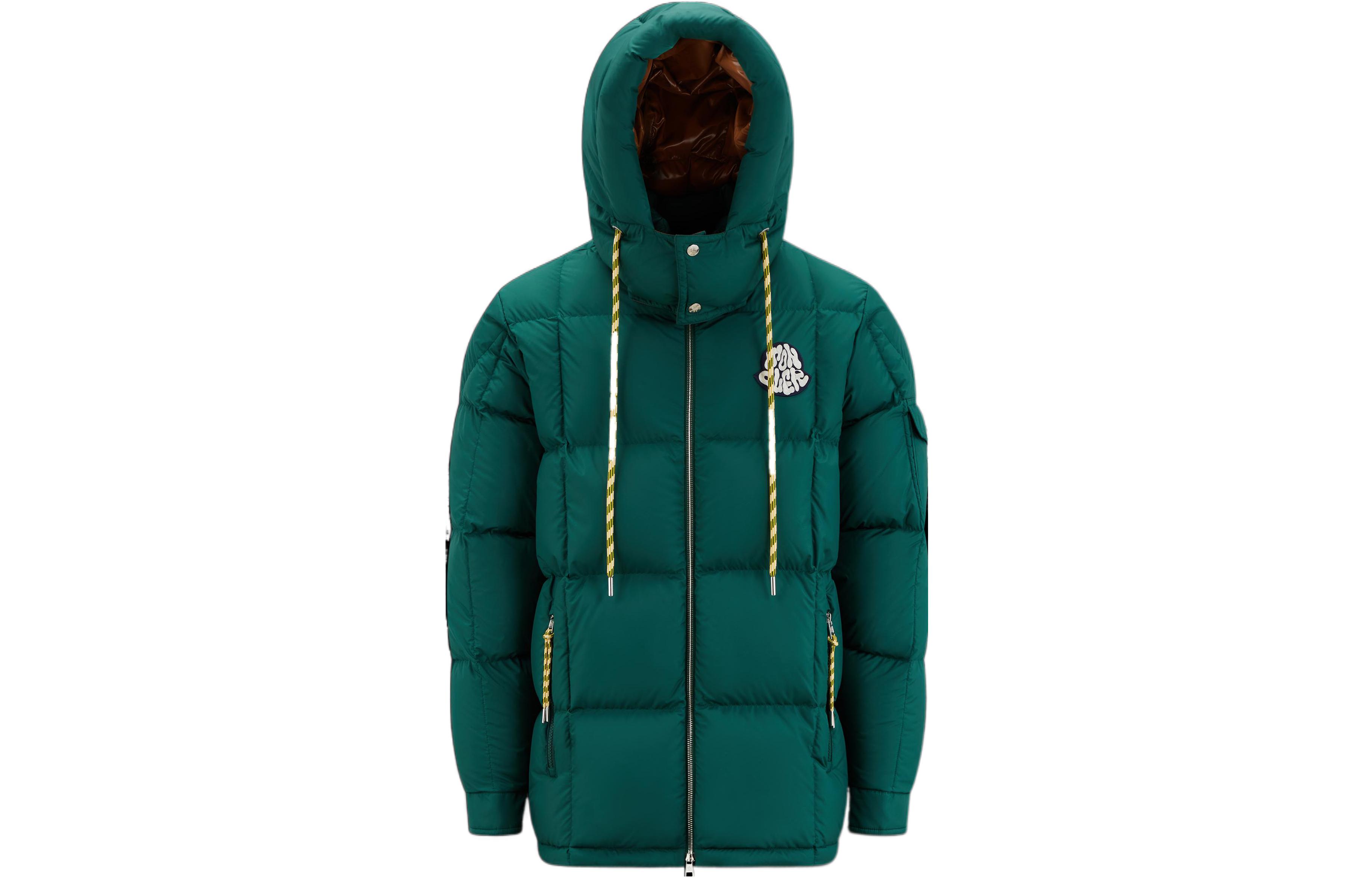 

Утепленное пальто-парка Mariveles Moncler, бирюзовый/зеленый