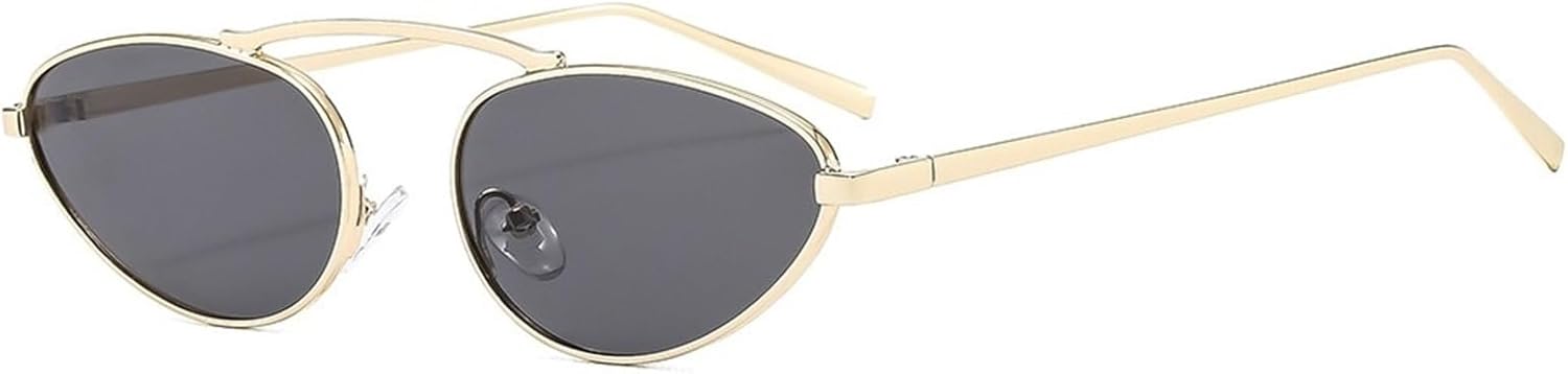 

Металлические женские солнцезащитные очки для активного отдыха на открытом воздухе, для поездок на работу и вечеринок, мужские солнцезащитные очки для активного отдыха на открытом воздухе Generic, Gold