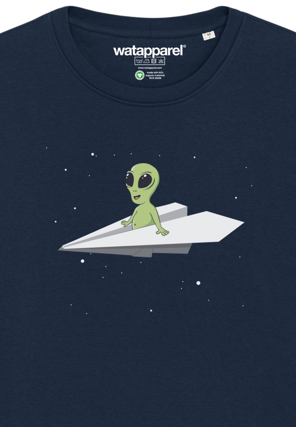 

Толстовка ALIEN ON A PAPER PLANE watapparel, темно-синий